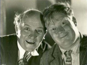 Edgar Kennedy, left, with Harry Sweet in about 1931. (Photo courtesy Dennis Atkinson)