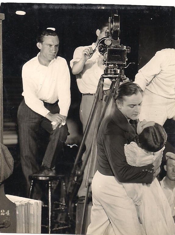 Jack Wagner on the set of The Sea Beast (1926).
