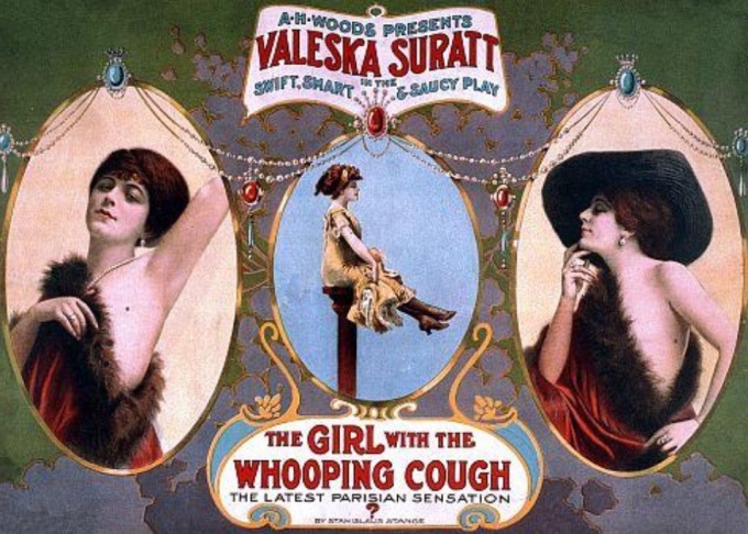 Advertisement for The Girl With the Whooping Cough.